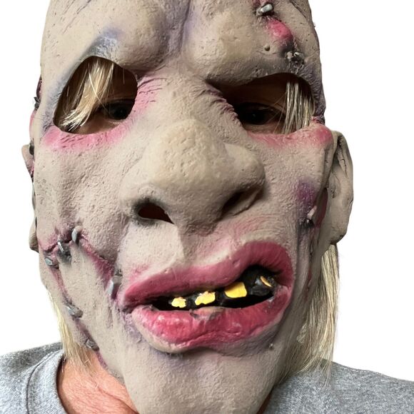 The Paper Magic Group VTG Latex Rubber Walking Dead Man Horror Halloween Mask - Picture 3 of 11